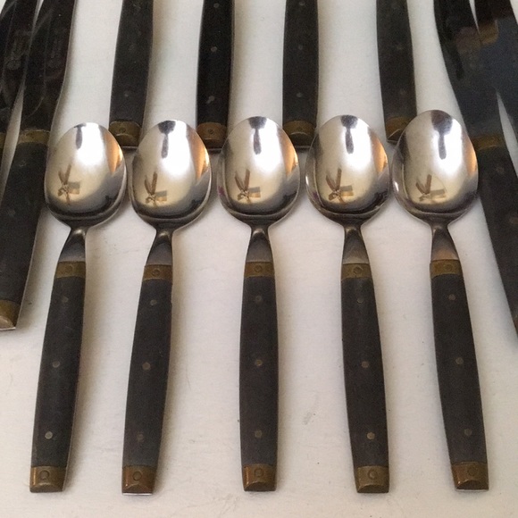 ACCEPTING OFFERS! Vintage Takahashi Japan Stainless Flatware  Set - Picture 3 of 6